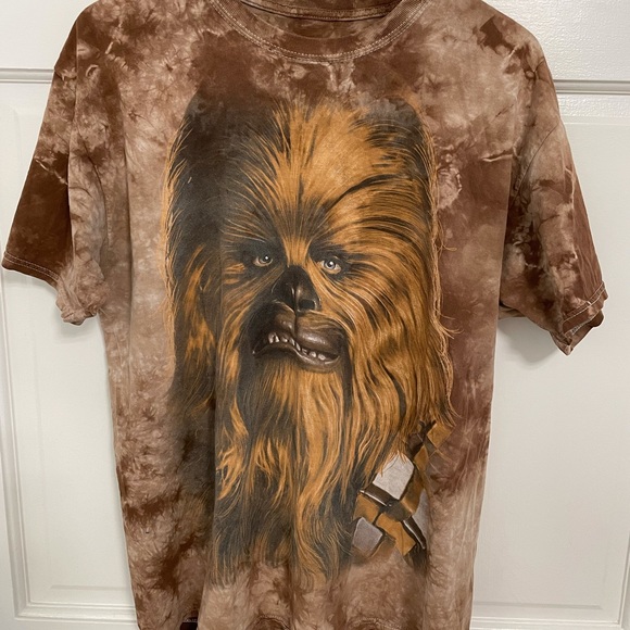 Authentic Star Wars Cotton T Shirt Sz L Chewbacca - Picture 2 of 6